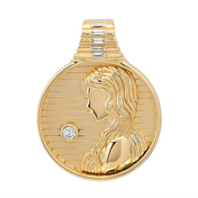 Zodiac Medallion Charm Necklace