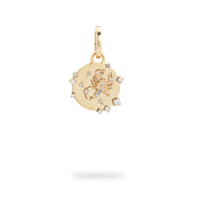 Zodiac Diamond Hinged Charm