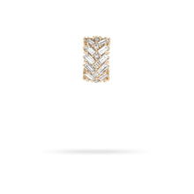 Lab Grown Diamond Chevron Baguette Big Bead