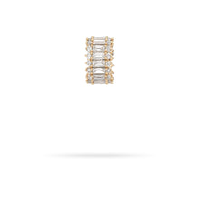 Lab Grown Diamond Full Stack Baguette Big Bead