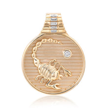 Zodiac Medallion Charm Necklace