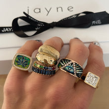 Rinna Polished & Fluted Statement Ring