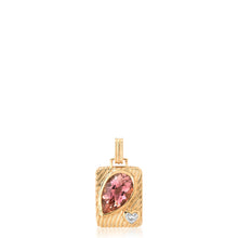 Ripple Pear Amulet Charm Pendant