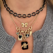 Double Sided Evil Eye Pyramid Charm