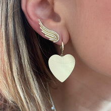 Large Heart Earrings