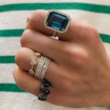 Small Gumdrop Three Stone Cabochon Ring