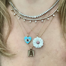 Turquoise Heart Evil Eye Pendant Necklace