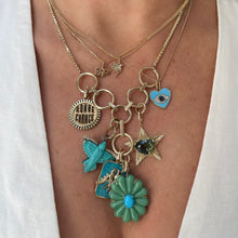 Hummingbird Necklace with Diamond Eye