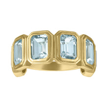 MAC Gemstone Half Eternity Band Ring