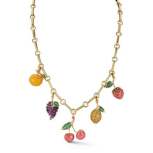 Emerald & Rhodochrosite Sweet Strawberry Charm