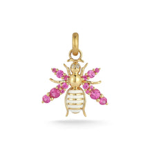 Gemstone & Enamel Betty Bee Charm