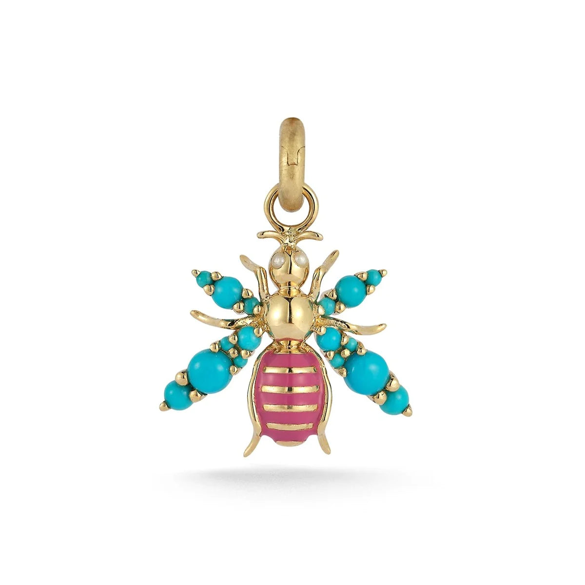 Gemstone & Enamel Betty Bee Charm