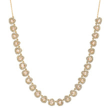 Rosecut Diamond Princess Teardrops Necklace
