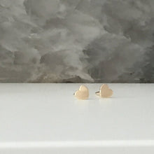 Tiny Heart Stud Earrings