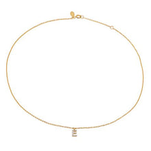 Diamond Mini Initial Necklace