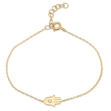 Mini Diamond Hamsa Bracelet