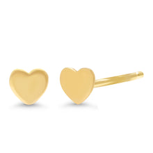 Tiny Heart Stud Earrings