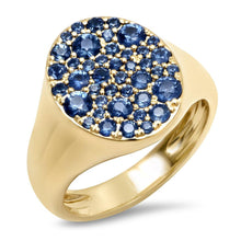 Semiprecious Gemstone Pinky Ring