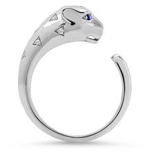 Scattered Diamond Panther Ring