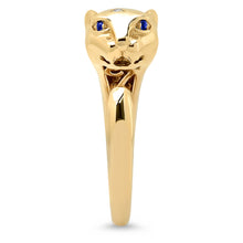Scattered Diamond Panther Ring