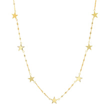 Sparkling Gold Star Necklace