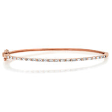Skinny Baguette Diamond Bangle Bracelet