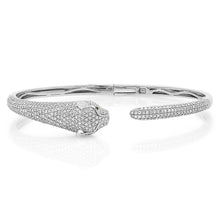 Diamond Panther Cuff Bracelet