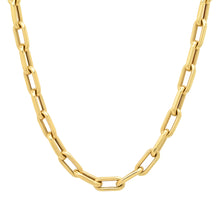 Grande Luxe Link Drawn Gold Cable Chain Necklace