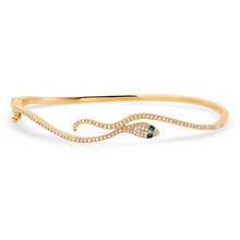 Skinny Sexy Diamond Snake Cuff Bracelet