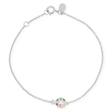 Multi Colored Crawling Ladybug Bracelet