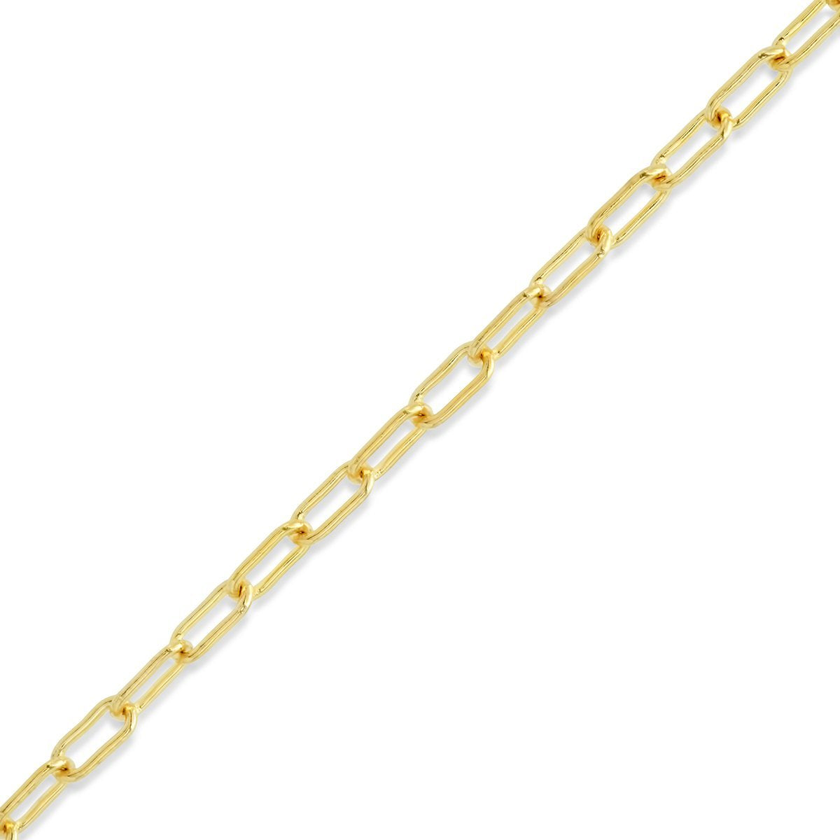 Thin Gold Drawn Link Chain Necklace – Milestones by Ashleigh Bergman