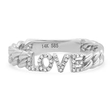 Thin Chain Love Ring