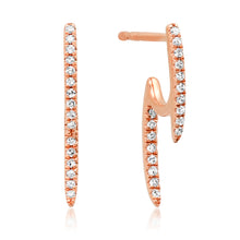 Double Spike Illusion Earrings