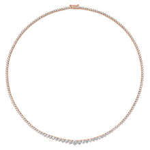 Essential Graduated Diamond Riviera Tennis Necklace