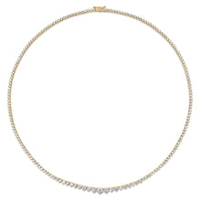 Essential Graduated Diamond Riviera Tennis Necklace