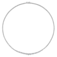 Essential Graduated Diamond Riviera Tennis Necklace