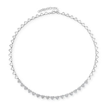 Pave Diamond Love of Hearts Necklace