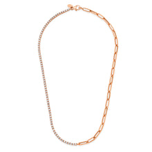 Best of Both 50/50 Diamond Tennis / Chain Necklace