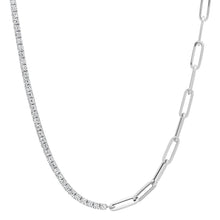 Best of Both 50/50 Diamond Tennis / Chain Necklace