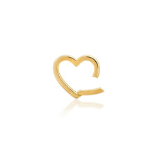 14k High Polish Heart Charm Clip Holder Enhancer