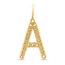 Cuban Chain Link Initial Charm