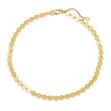 Gold Disk Anklet
