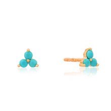 Gemstone Stud Earrings