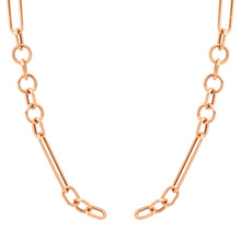Open Front In the Mix Link Chain Necklace