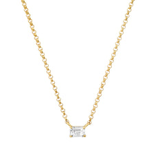 Delicate Diamond Solo Shape Necklace