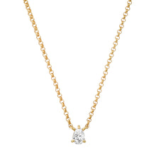 Delicate Diamond Solo Shape Necklace