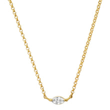 Delicate Diamond Solo Shape Necklace