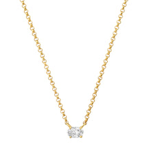 Delicate Diamond Solo Shape Necklace