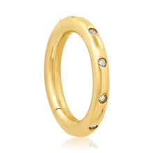 Round Medium Diamond Tube Charm Clip Holder Enhancer
