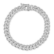 Super Sparkle Pave Diamond Cuban Link Bracelet